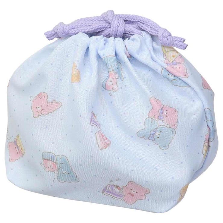 【10％OFFクーポン！11/27(木)1:59まで】cinemacollection お弁当きんちゃく マチ付きランチバッグ くま 新入学 ニシオ 新学期準備雑貨 ランチ巾着 グッズ バッグ・鞄