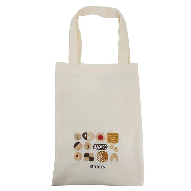 【10％OFFクーポン！2/10(火)1:59まで】cinemacollection annas アンナス トートバッグ 刺繍トート クッキー 学研ステイフル 手提げかばん おしゃれ グッズ バッグ・鞄