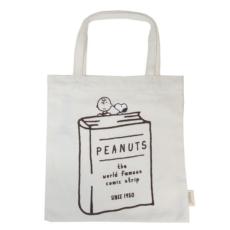 【10％OFFクーポン！11/27(木)1:59まで】cinemacollection スヌーピー トートバッグ ブックミニトート スヌーピー＆チャーリーブラウン ピーナッツ マリモクラフト 手提げかばん キャラクター グッズ バッグ・鞄