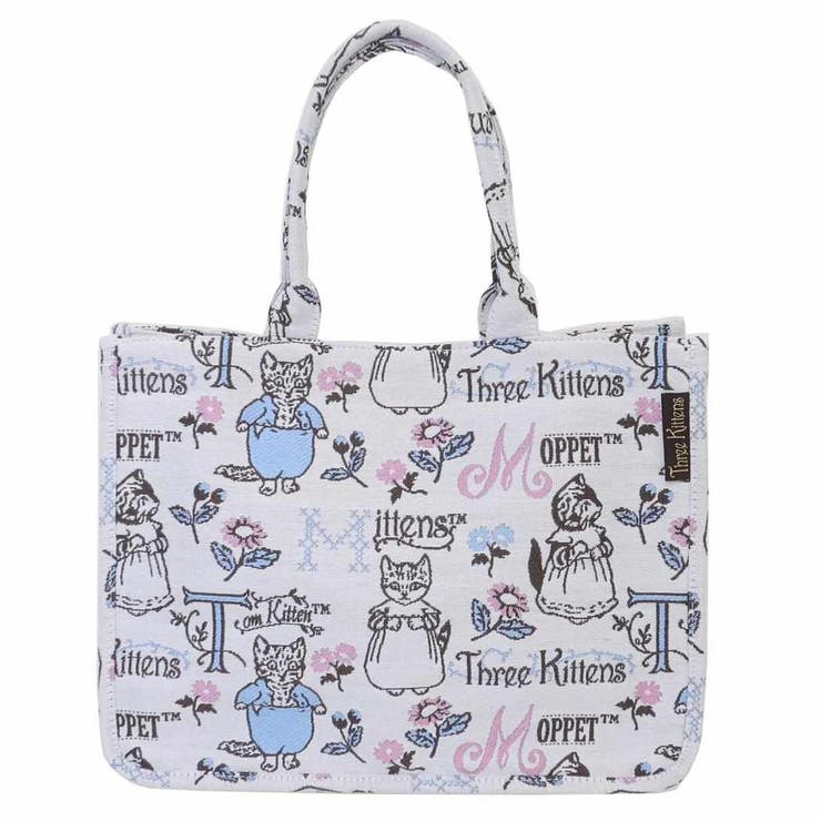 cinemacollection ピーターラビット 手提げかばん ジャガード織りトートバッグ ロイヤルキトゥンズ 丸眞 かわいい 絵本キャラクター グッズ バッグ・鞄