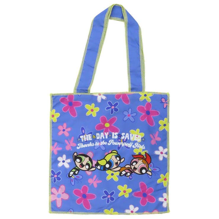 【10％OFFクーポン！3/26(木)1:59まで】cinemacollection パワーパフガールズ トートバッグ フラットトートバッグ PU スモールプラネット 手提げかばん キャラクター グッズ バッグ・鞄