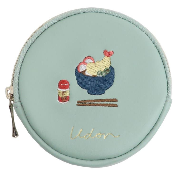 cinemacollection ミニポーチ サークル ポーチ レイヤーフード うどん Q-LIA プレゼント 大人可愛い グ..