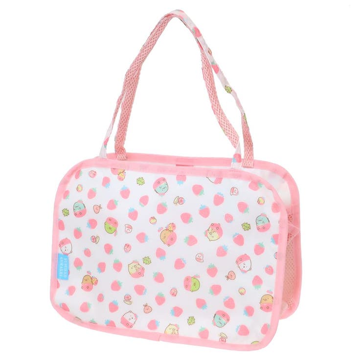 【10％OFFクーポン！1/16(金)1:59まで】cinemacollection すみっコぐらし ミニバッグ スパバッグ 喫茶すみっコでいちごフェア サンエックス アートウエルド ミニトート お風呂かばん 旅行 トラベル キャラクター グッズ バッグ