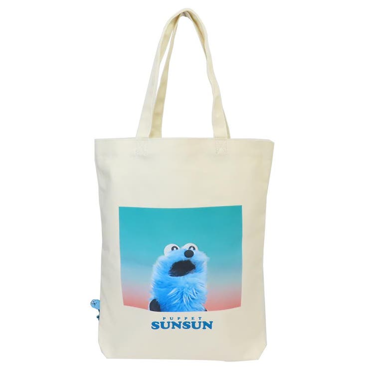 【10％OFFクーポン！4/10(金)1:59まで】cinemacollection パペットスンスン トートバッグ ぴょこっとトート スカイ PUPPET SUNSUN ティーズファクトリー 手提げかばん キャラクター グッズ バッグ・鞄