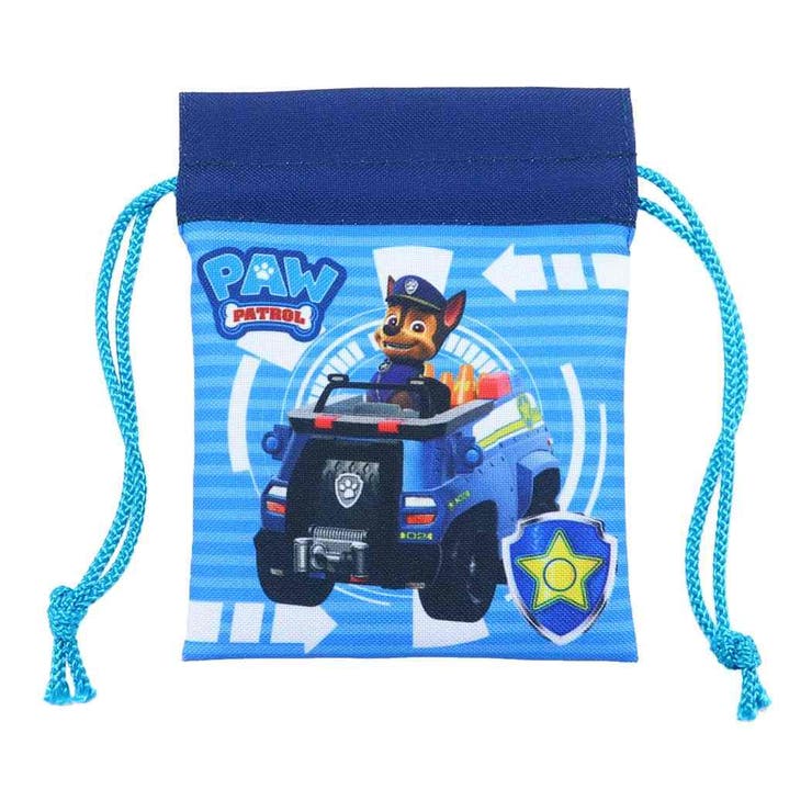 cinemacollection パウパトロール ミニ巾着袋 豆巾着 ビークル チェイス マリモクラフト まめきんちゃく 小物入れ アニメキャラクター グッズ バッグ・鞄