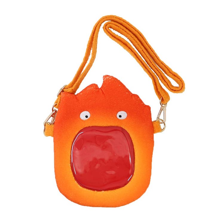 cinemacollection ハウルの動く城 ショルダーバッグ おでかけポシェット カルシファー スタジオジブリ エンスカイ ショルダーポーチ 小物入れ キャラクター グッズ バッグ・鞄