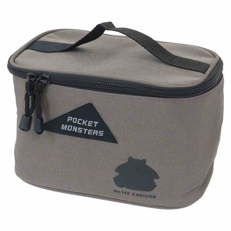 cinemacollection ポケットモンスター 保冷バッグ マルチバニティ カーキ カビゴン ポケモン マルヨシ ランチバッグ アウトドア キャラクター グッズ バッグ・鞄