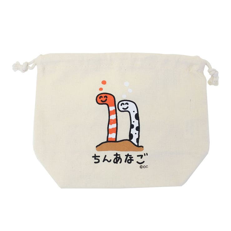 cinemacollection おえかきさんシリーズ 巾着袋 マチ付き巾着 ちんあなごさん オクタ ...