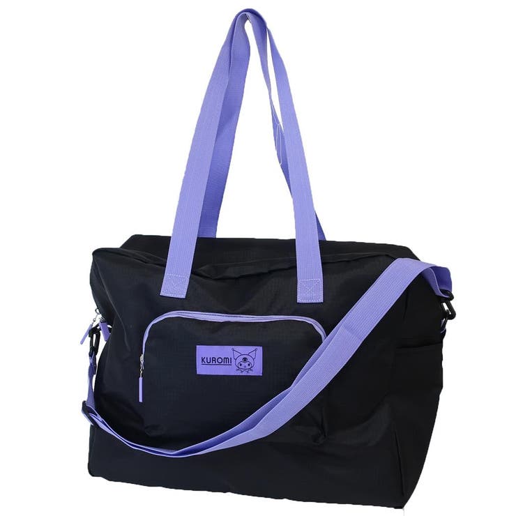 cinemacollection クロミ ボストンバッグ パッカブル ボストンバッグ クロ サンリオ マルヨシ 折り畳みバッグ 旅行カバン キャラクター グッズ バッグ・鞄