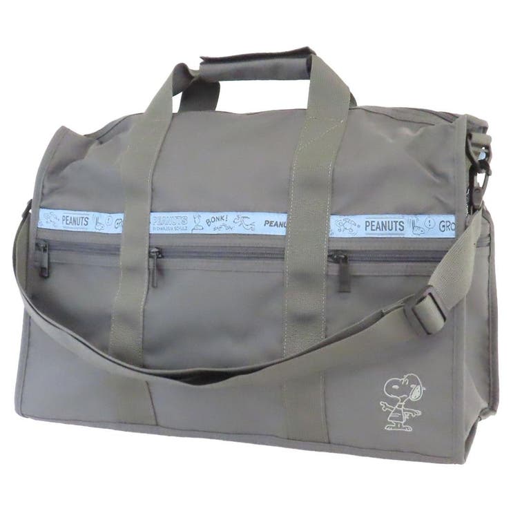 cinemacollection スヌーピー 旅行かばん RE-PET撥水ボストン DGRAY ピーナッツ マリモクラフト トラベル 旅行 大容量バッグ キャラクター グッズ バッグ・鞄