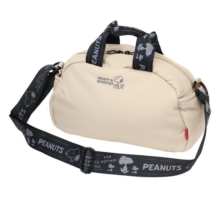 【10％OFFクーポン！3/26(木)1:59まで】cinemacollection スヌーピー ショルダーバッグ IP.デリPadded.Peanuts-0S DELIミニバッグ m-beige ピーナッツ ルートート ミニショルダー 斜め掛けかばん