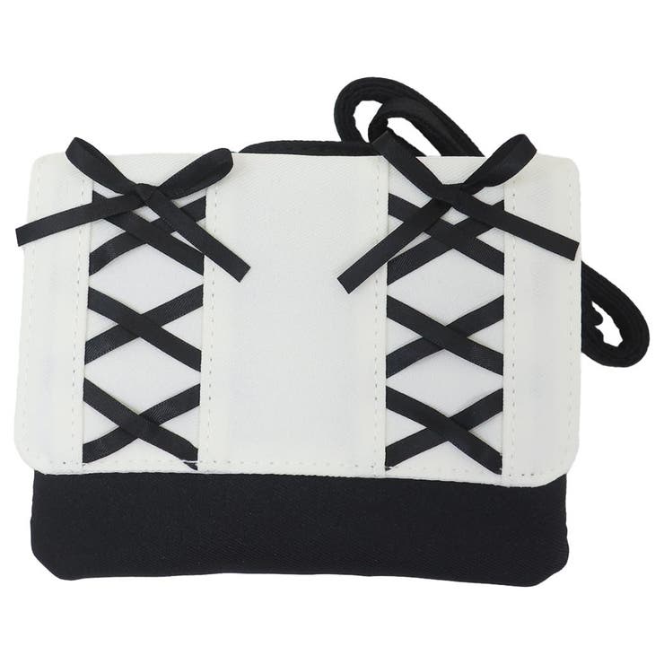 cinemacollection クリップポケット 横長どこでもポッケ あみあげリボン カミオジャパン クリップポーチ 移動ポケット キッズポシェット グッズ バッグ・鞄