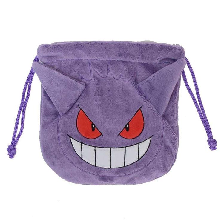 【10％OFFクーポン！2/10(火)1:59まで】cinemacollection ポケットモンスター 巾着袋 ぬいぐるみ巾着 ゲンガー ポケモン 小物入れ かわいい キャラクター グッズ バッグ・鞄
