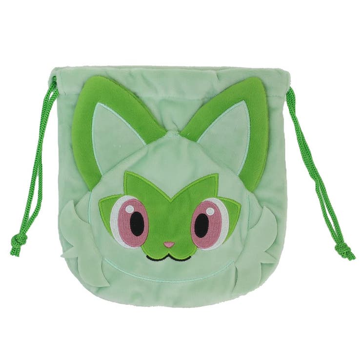 【10％OFFクーポン！2/10(火)1:59まで】cinemacollection ポケットモンスター 巾着袋 ぬいぐるみ巾着 ニャオハ ポケモン 小物入れ かわいい キャラクター グッズ バッグ・鞄