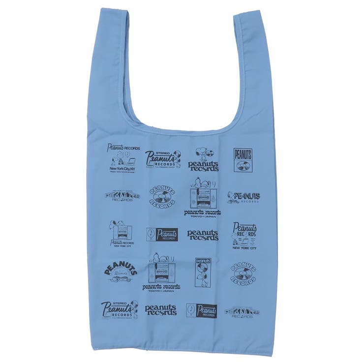 【10％OFFクーポン！11/27(木)1:59まで】cinemacollection スヌーピー エコバッグ RE-PETマルシェバッグ BL ピーナッツ マリモクラフト ショッピングバッグ お買い物かばん キャラクター グッズ バッグ・鞄