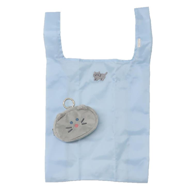 【10％OFFクーポン！11/27(木)1:59まで】cinemacollection ピッコロット ショッピングバッグ 収納ポーチ付きエコバッグ ねこ クーリア お買い物かばん かわいい グッズ バッグ・鞄