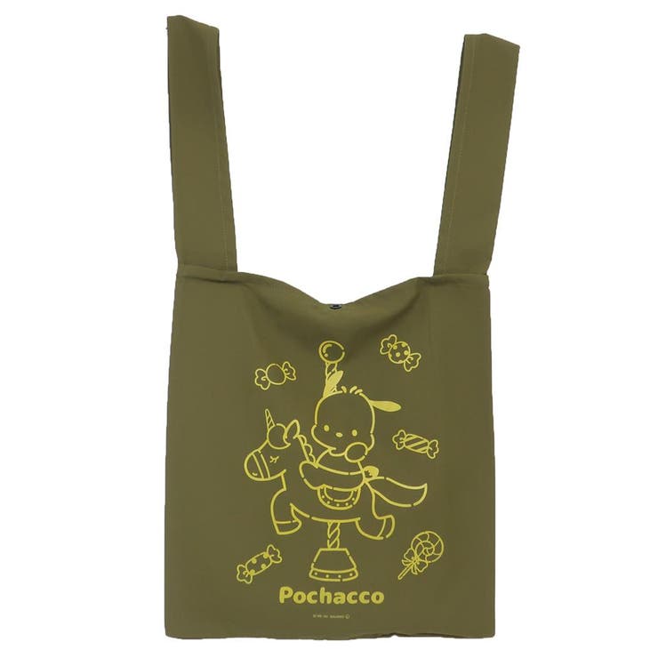 【10％OFFクーポン！11/27(木)1:59まで】cinemacollection ポチャッコ エコバッグ レジトート Mサイズ サンリオ ワタナベ ショッピングバッグ お買い物かばん キャラクター グッズ バッグ・鞄