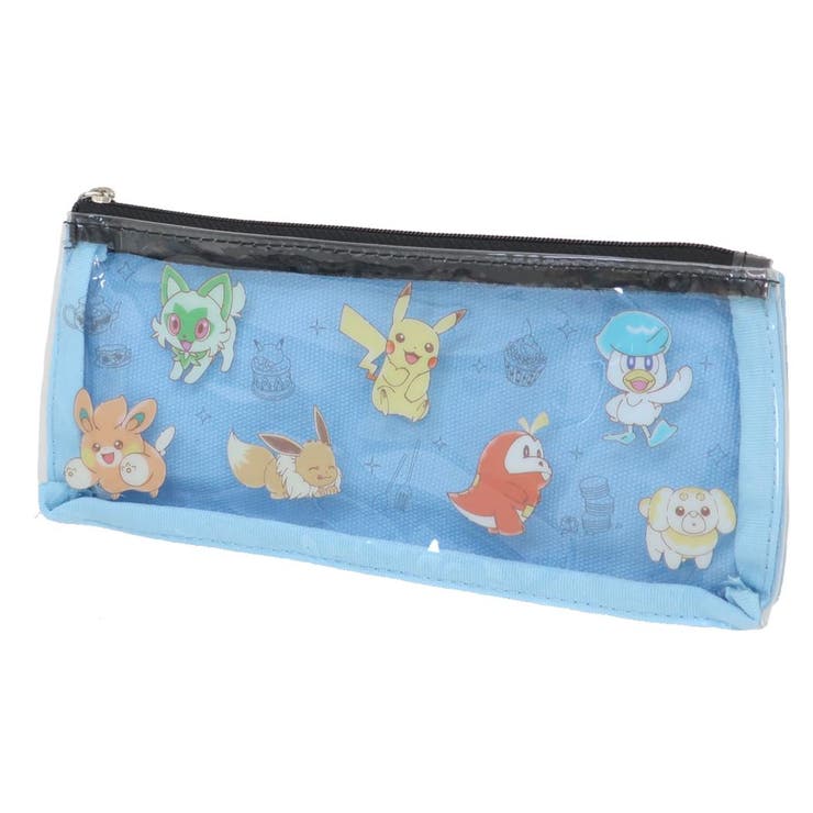 cinemacollection ポケットモンスター コスメポーチ スリムポーチ BLUE フラワー ポケモン マリモクラフト 化粧ポーチ 小物入れ キャラクター グッズ バッグ・鞄