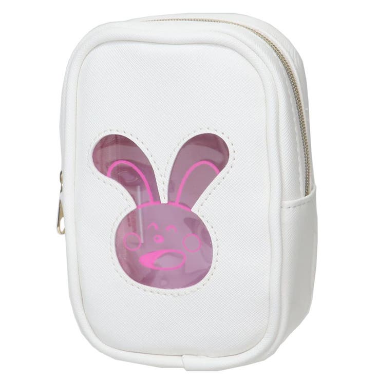 【10％OFFクーポン！3/26(木)1:59まで】cinemacollection たべっ子どうぶつ コスメポーチ クリアウィンドウポーチ うさぎ ギンビス エスケイジャパン 小物入れ キャラクター グッズ バッグ・鞄