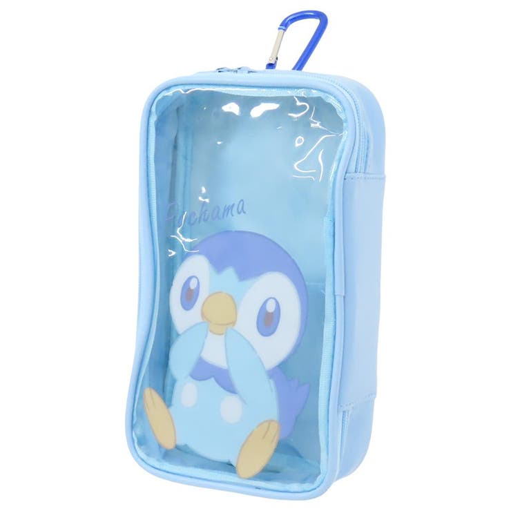 cinemacollection ポケットモンスター クリアポーチ カラビナ付きマルチポーチ ポッチャマ ポケモン マルヨシ 筆箱 新学期準備文具 ぬいぐるみポーチ キャラクター グッズ バッグ・鞄