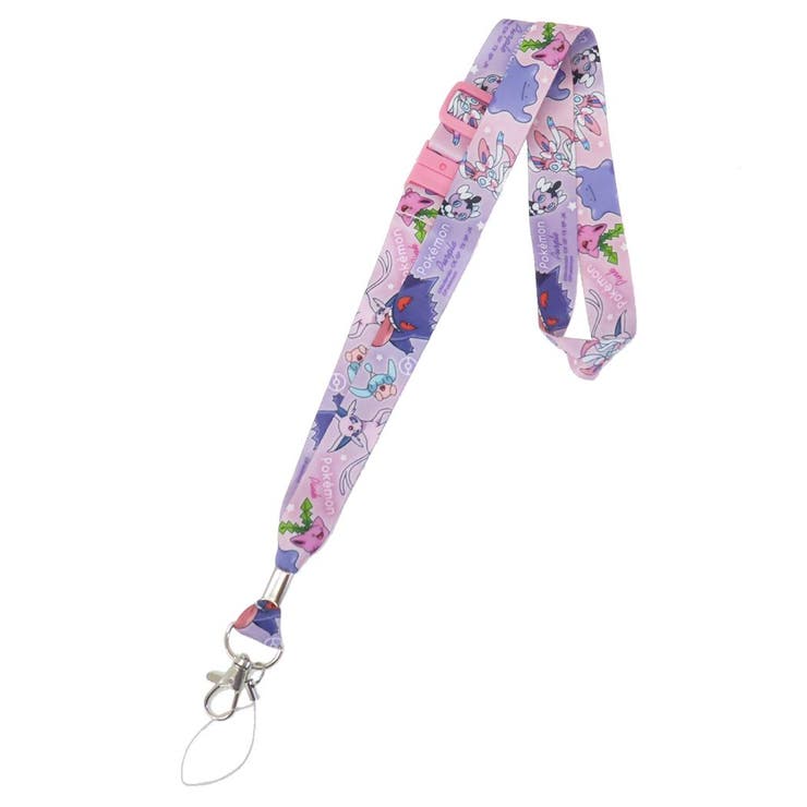 cinemacollection ポケットモンスター ネックホルダー ネックストラップ グラデーション パープル＆ピンク ポケモン ティーズファクトリー スマホストラップ キャラクター グッズ バッグ・鞄