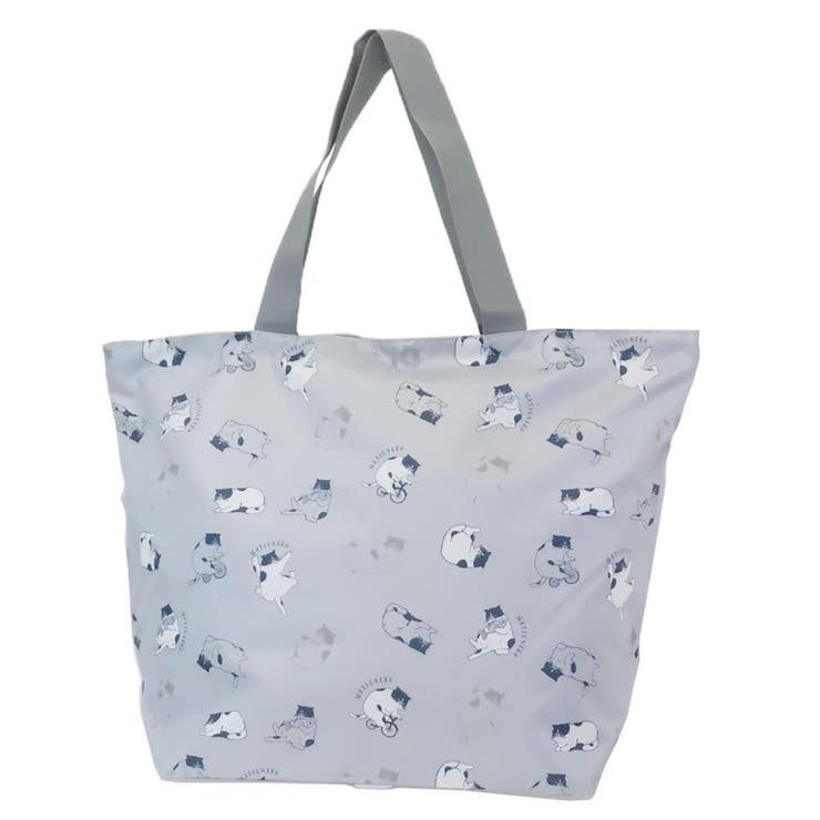 【10％OFFクーポン！1/29(木)1:59まで】cinemacollection エコバッグ ビッグトートバッグ マツネコ ねこ ミントイン 大容量 旅行かばん お買い物かばん ショッピングバッグ グッズ バッグ・鞄