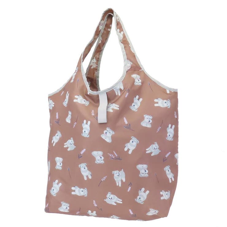 cinemacollection ショッピングバッグ かるい保冷エコバッグ ルークBR いぬ ミントイン お買い物かばん 軽量 折りたたみ コンパクト 保温 グッズ バッグ・鞄