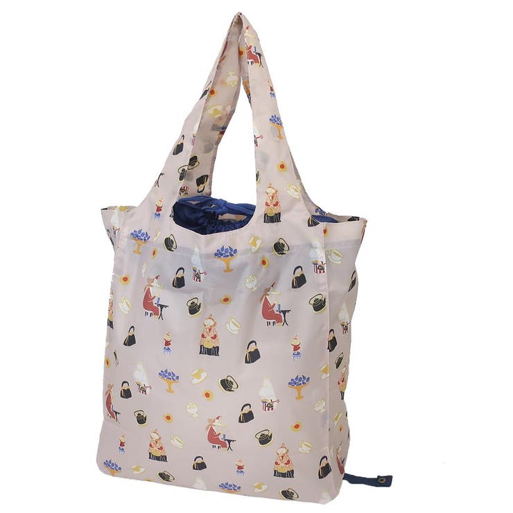 【10％OFFクーポン！1/29(木)1:59まで】cinemacollection ムーミン エコバッグ ワイド底板付きエコバッグ Time with Mamma 北欧 カミオジャパン お買い物かばん キャラクター グッズ バッグ・鞄