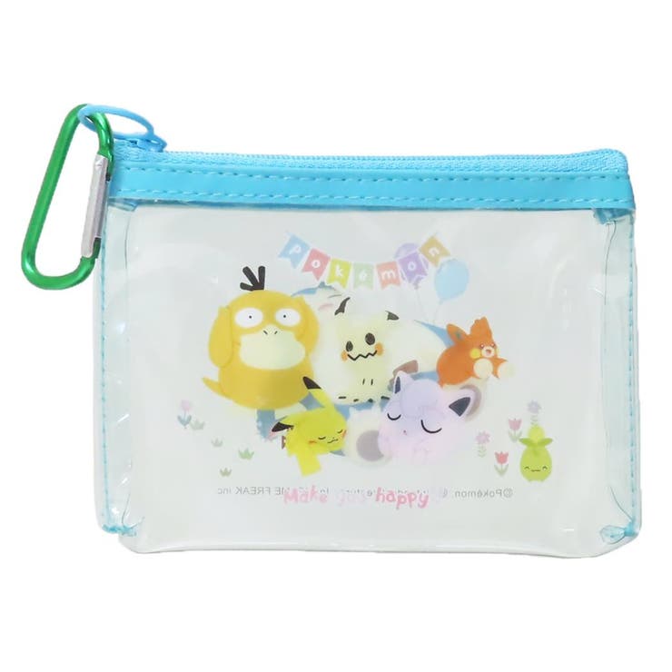 【10％OFFクーポン！2/10(火)1:59まで】cinemacollection ポケットモンスター クリアポーチ カラビナ付きミニポーチ おひるねタイム ポケモン カミオジャパン 小物入れ キャラクター グッズ バッグ・鞄