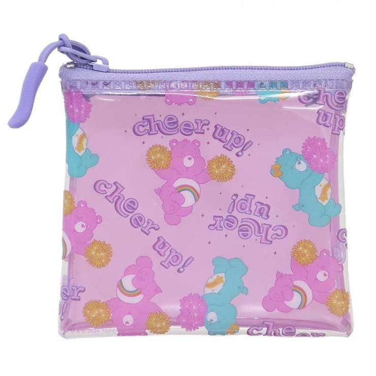 【10％OFFクーポン！5/7(木)9:59まで】cinemacollection ケアベア ミニポーチ マルチケース cheer チラシ CareBears S＆C 小物入れ キャラクター グッズ バッグ 鞄cinemacollection ケアベア