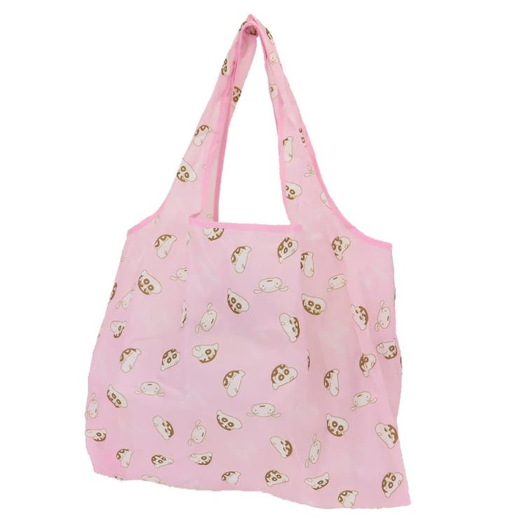 【10％OFFクーポン！11/27(木)1:59まで】cinemacollection クレヨンしんちゃん ショッピングバッグ ポケット付きエコバッグ ピンク マルヨシ お買い物かばん アニメキャラクター グッズ バッグ・鞄