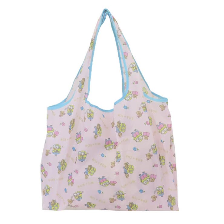 【10％OFFクーポン！11/27(木)1:59まで】cinemacollection ミニオンズ ショッピングバッグ ポケット付きエコバッグ ピンク ユニバーサル映画 ケイカンパニー お買い物かばん キャラクター グッズ バッグ・鞄