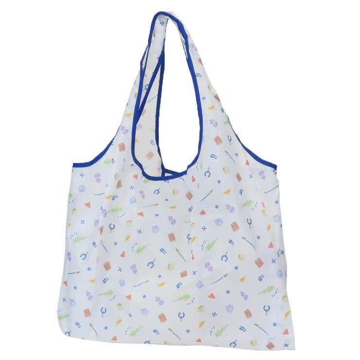 【10％OFFクーポン！11/27(木)1:59まで】cinemacollection ワンピース ショッピングバッグ ポケット付きエコバッグ ホワイト 少年ジャンプ ケイカンパニー お買い物かばん アニメキャラクター グッズ バッグ・鞄