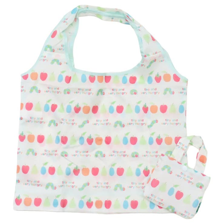 【10％OFFクーポン！11/27(木)1:59まで】cinemacollection はらぺこあおむし エコバッグ 折りたたみショッピングバッグ パステルフルーツ エリックカール ジェイズプランニング お買い物かばん コンパクト 絵本キャラクター グッ