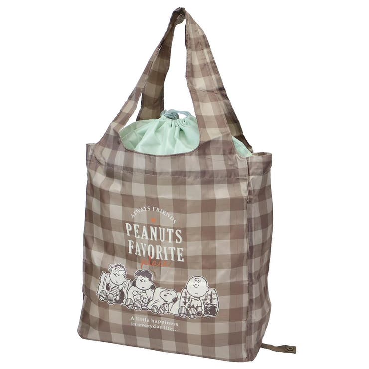 【10％OFFクーポン！11/27(木)1:59まで】cinemacollection スヌーピー エコバッグ ワイド底板付エコバッグ FAVORITE PLACE ピーナッツ カミオジャパン ショッピングバッグ 折りたたみ キャラクター グッズ バッグ