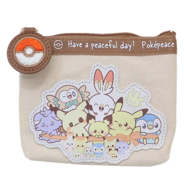 【10％OFFクーポン！2/10(火)1:59まで】cinemacollection ポケットモンスター ミニポーチ ティッシュポーチ ポケピース 集合 ポケモン マリモクラフト 小物入れ ポケットティッシュケース キャラクター グッズ バッグ・鞄