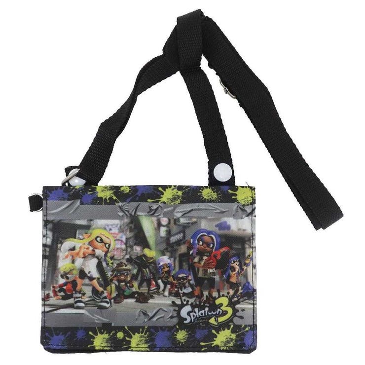 cinemacollection スプラトゥーン ポシェット ショルダー付きマルチポシェット サンアート キッズポーチ キャラクター グッズ バッグ・鞄