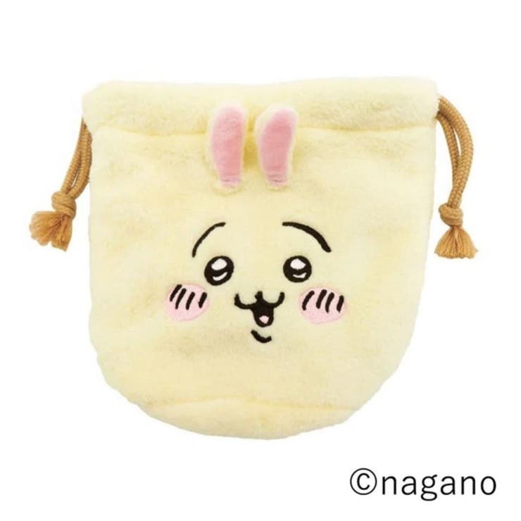【10％OFFクーポン！3/26(木)1:59まで】cinemacollection フェイス巾着 うさぎ バッグ・鞄