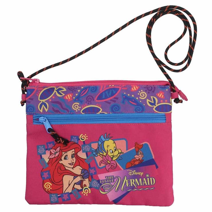 【10％OFFクーポン！3/26(木)1:59まで】cinemacollection リトルマーメイド ミニショルダーバッグ サコッシュ PU フィッシュ ディズニープリンセス スモールプラネット 斜め掛けかばん ノスタルジカシリーズ キャラクター グッ