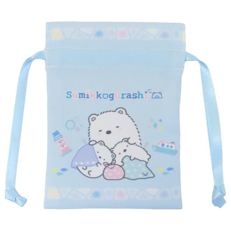 【10％OFFクーポン！配布中！】cinemacollection すみっコぐらし ミニ巾着袋 豆巾着 しろくまのふるさと サンエックス マリモクラフト ミニポーチ キャラクター グッズ バッグ・鞄