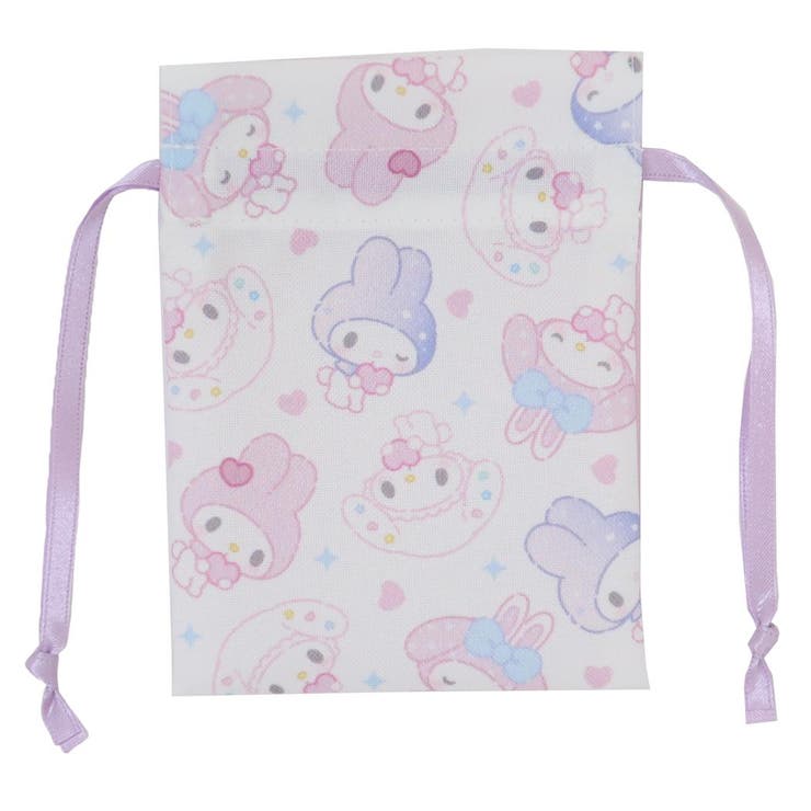 【10％OFFクーポン！配布中！】cinemacollection マイメロディ ミニ巾着袋 豆巾着 ガーリーポップハート WH サンリオ マリモクラフト まめきんちゃく 小物入れ キャラクター グッズ バッグ・鞄