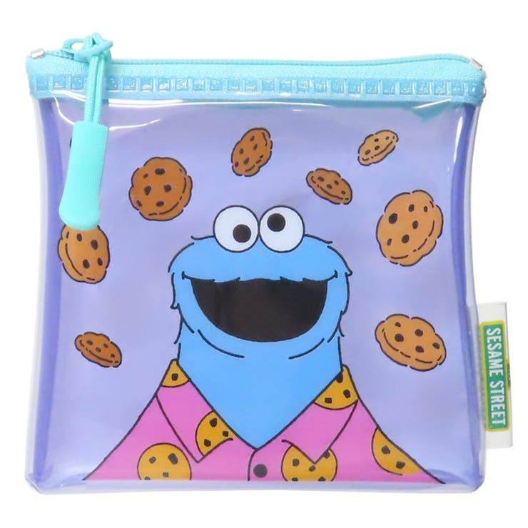 cinemacollection セサミストリート ミニポーチ マルチケース クッキーモンスター S＆C 小物入れ キャラクター グッズ バッグ・鞄