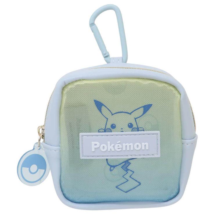 cinemacollection ポケットモンスター ミニポーチ カラビナ付きメッシュミニポーチ グラデーション BL ポケモン マリモクラフト 小物入れ キャラクター グッズ バッグ・鞄