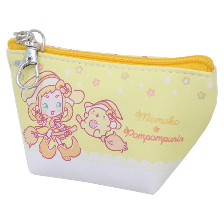 【10％OFFクーポン！1/29(木)1:59まで】cinemacollection おジャ魔女どれみxサンリオキャラクターズ ミニポーチ イヤフォンポーチ ももこxポムポムプリン バンダイ 小物入れ キャラクター グッズ バッグ・鞄