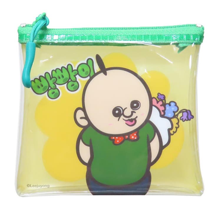 cinemacollection パンパンくんの日常 ミニポーチ マルチポーチ イエロー S＆C 小物入れ キャラクター グッズ バッグ・鞄