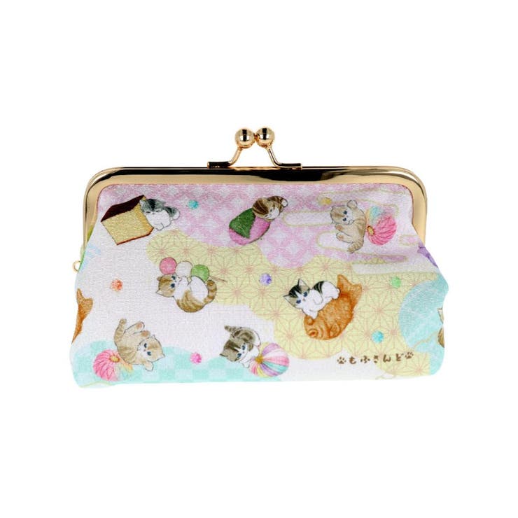 cinemacollection モフサンド コスメポーチ がま口ポーチ 和菓子 mofusand サンスター文具 小物入れ キ..