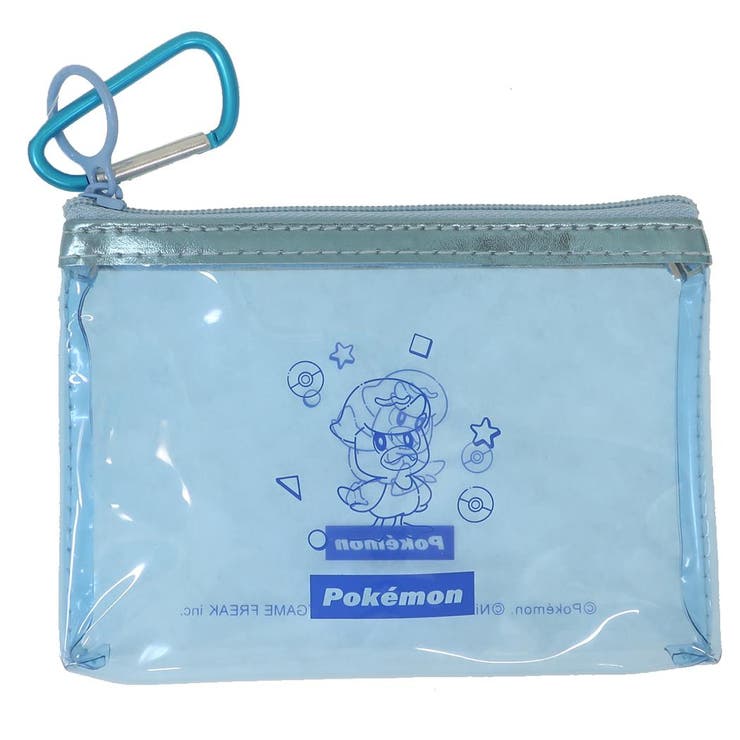 cinemacollection ポケットモンスター クリアポーチ カラビナ付ミニポーチ クワッス ポケモン カミオジャパン 小物入れ キャラクター グッズ バッグ・鞄
