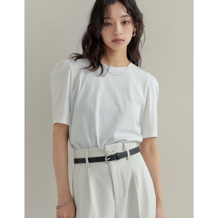 Re:EDIT [UVカット][接触冷感][紫外線対策][二の腕カバー]パワショルデザインカットソーTシャツ トップス shoplistselect-10355826 SHOPLIST サンプル画像3