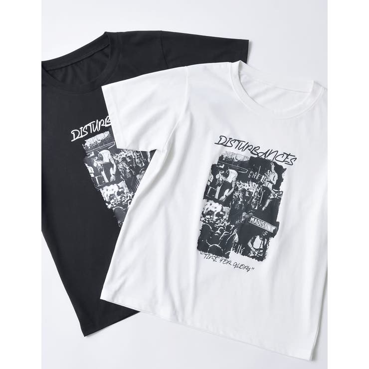Re:EDIT [接触冷感][UVカット]モノトーンロックバンドTシャツ トップス shoplistselect-10355918 SHOPLIST サンプル画像3