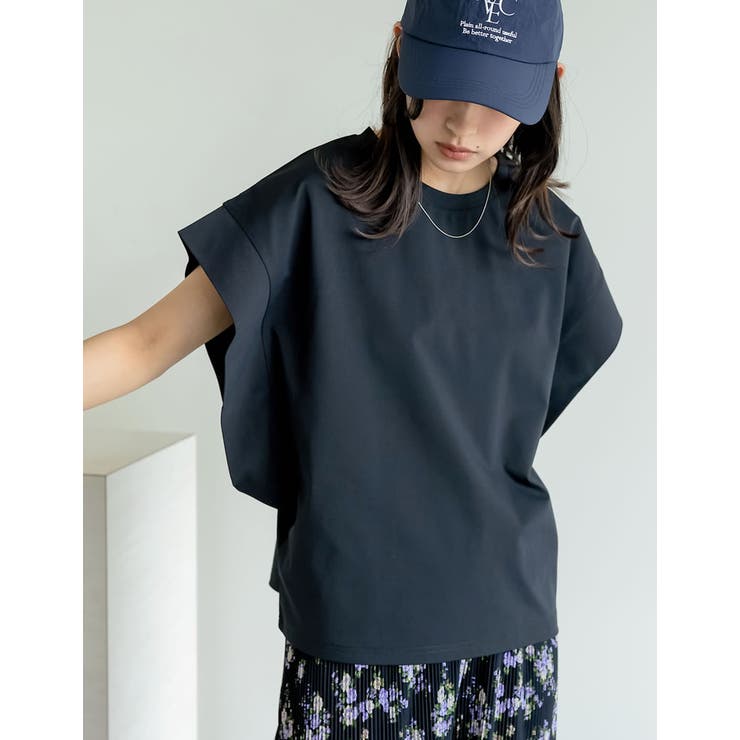 Re:EDIT [二の腕カバー]鹿の子フレンチスリーブトップス トップス shoplistselect-10355973 SHOPLIST サンプル画像3
